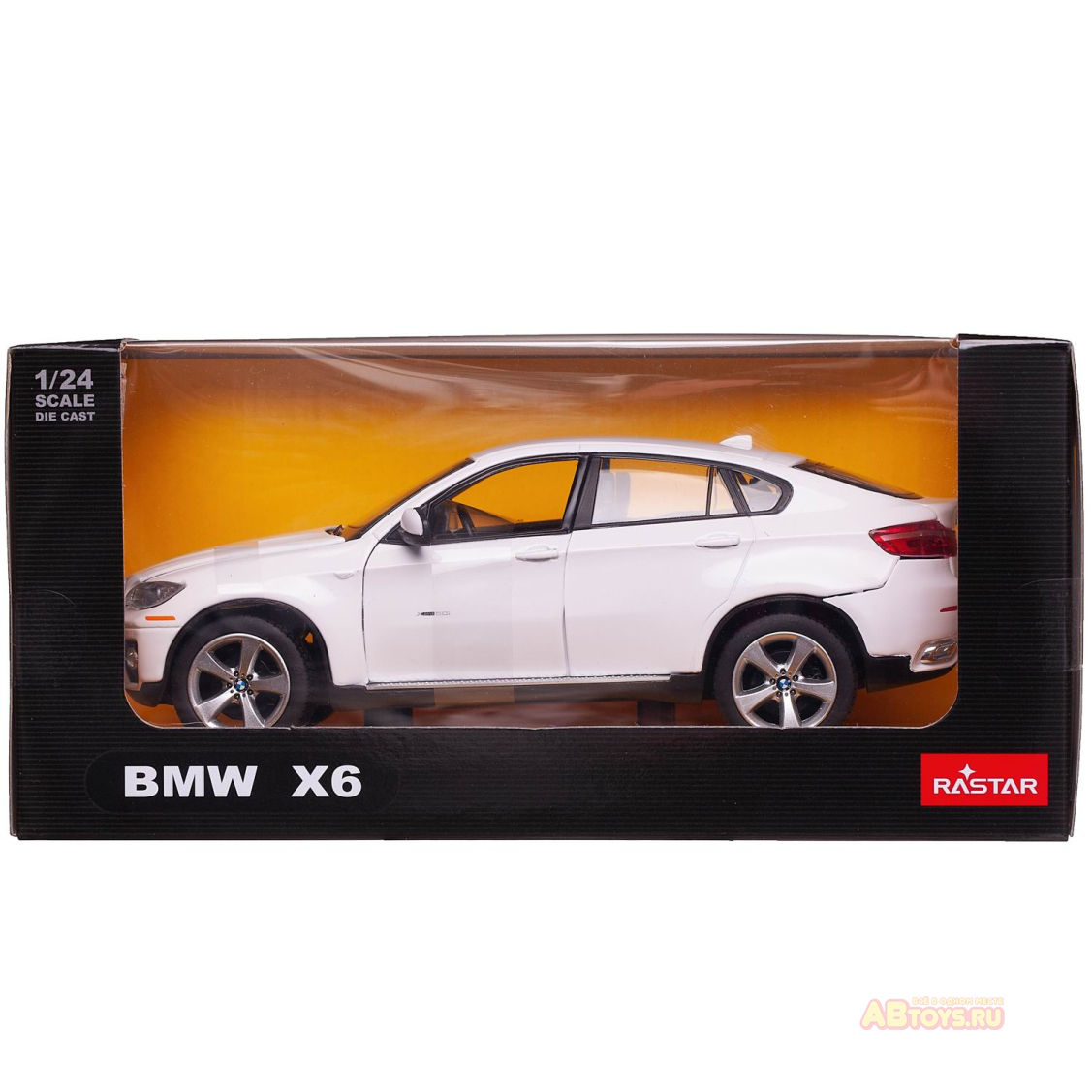 Игрушка: Машина металлическая 1:24 scale BMW X6, цвет белый, двери и капот  открываются ▻ купить в Екатеринбурге