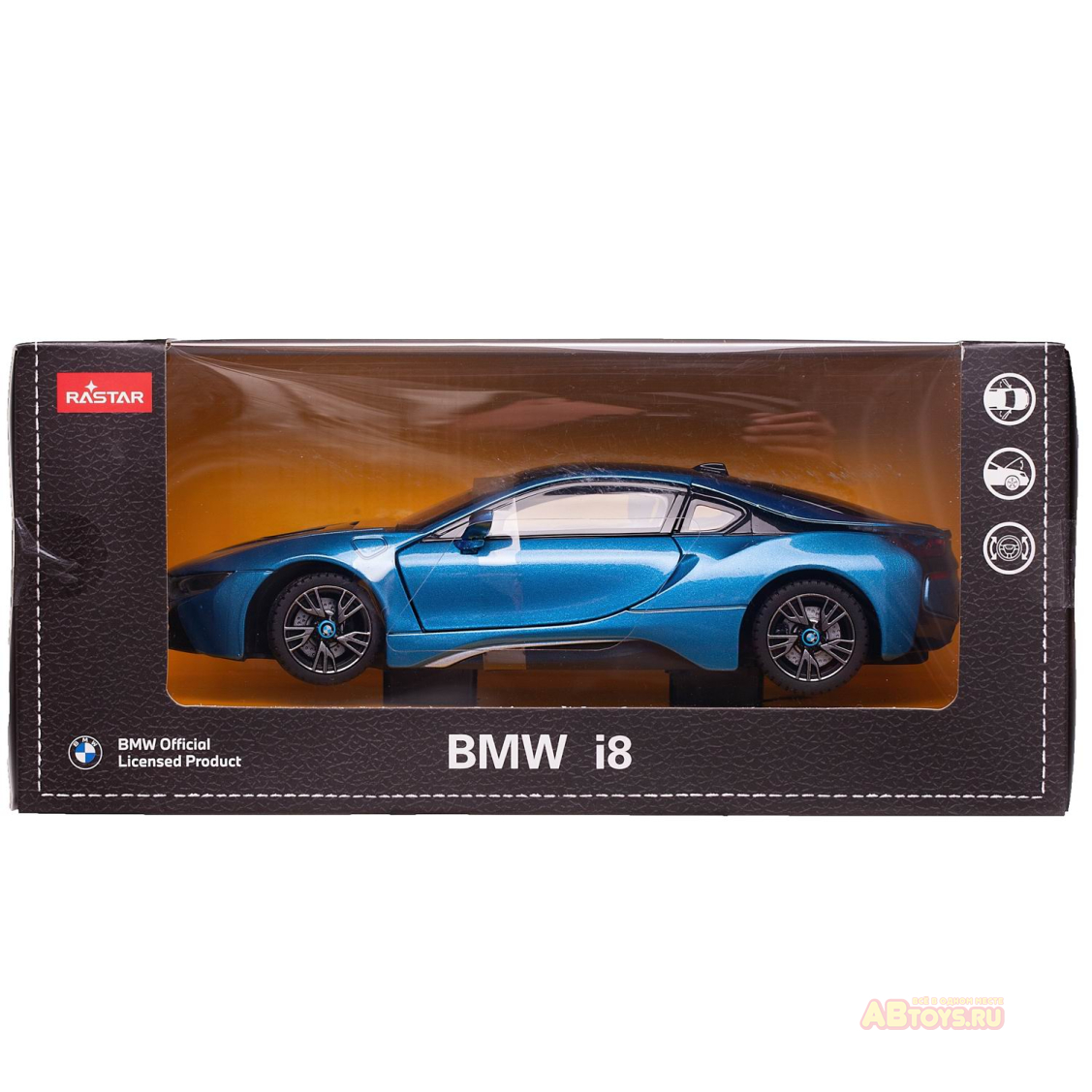 Игрушка: Машина металлическая 1:24 scale BMW i8, цвет синий, двери и капот  открываются ▻ купить в Екатеринбурге