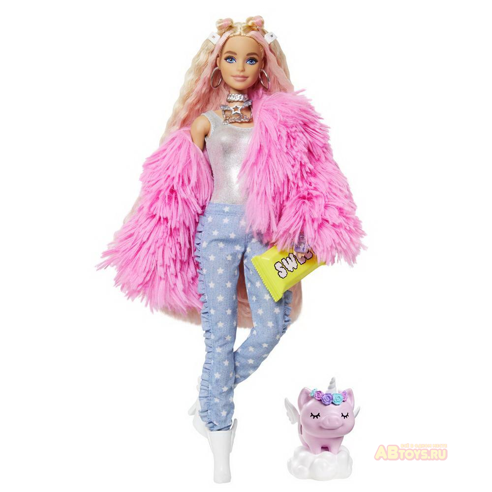 Игрушка: Кукла Mattel Barbie Экстра в розовой куртке ▻ купить в  Екатеринбурге