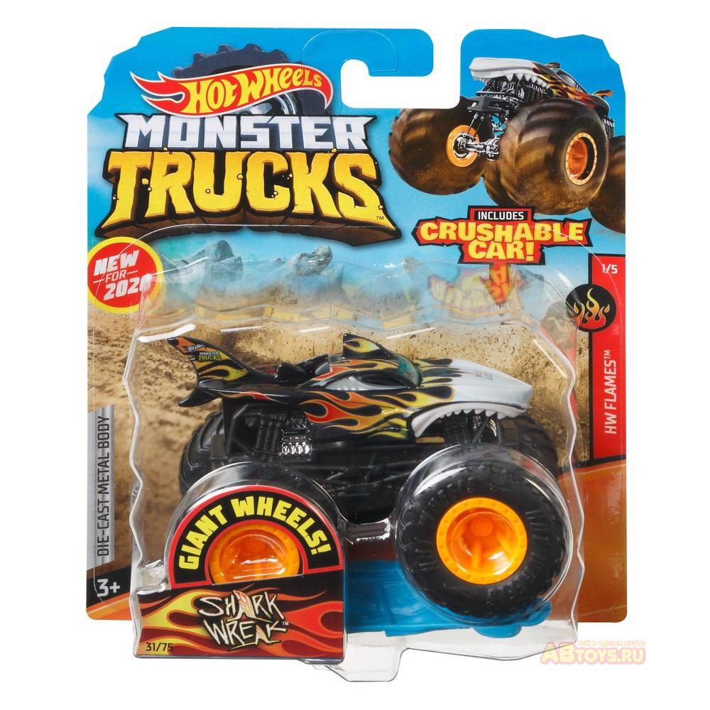 Игрушка: Машинка Mattel Hot Wheels Базовый Монстр трак 1:64 ▻ купить в  Екатеринбурге