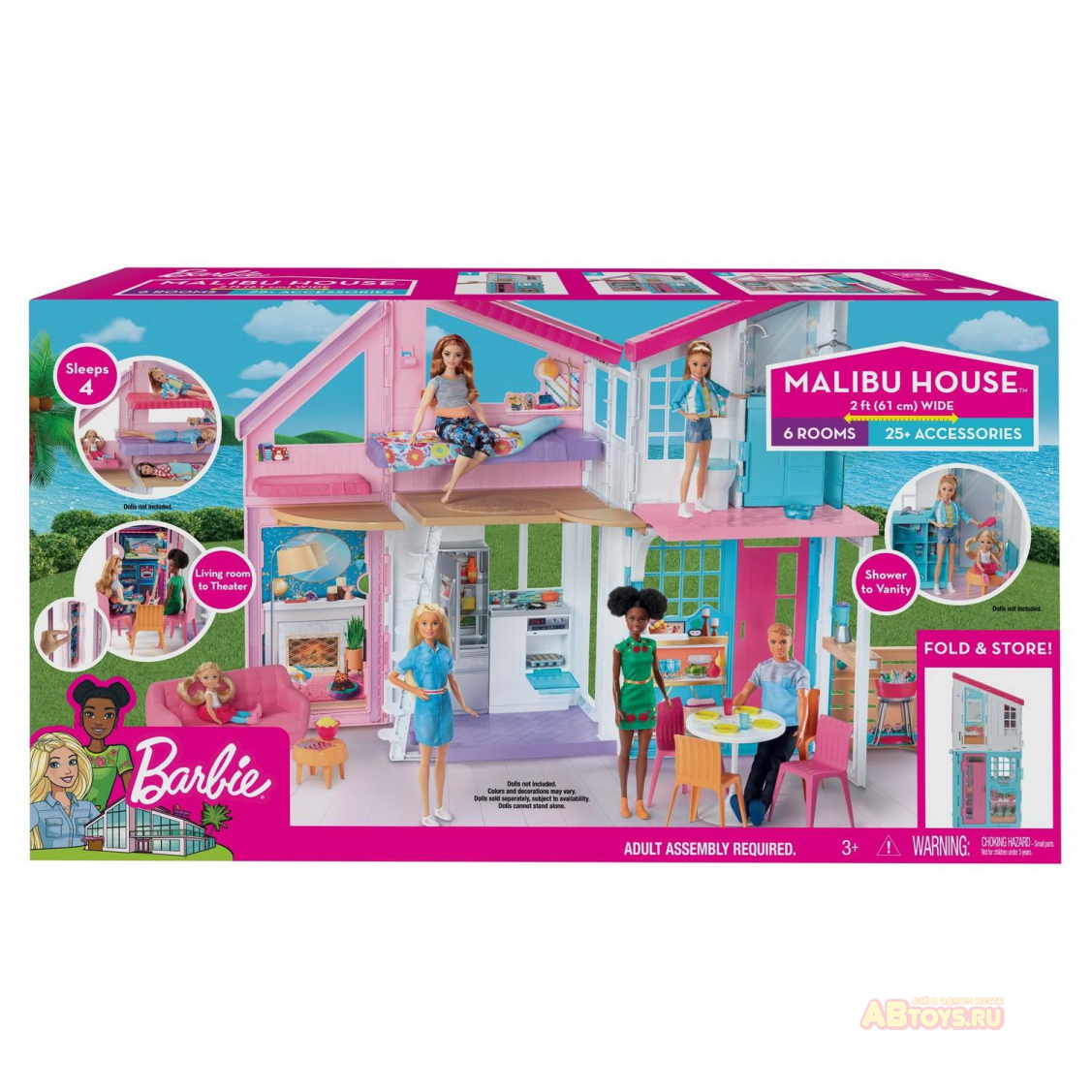 Игрушка: Дом для кукол Mattel Barbie Дом Малибу ▻ купить в Екатеринбурге